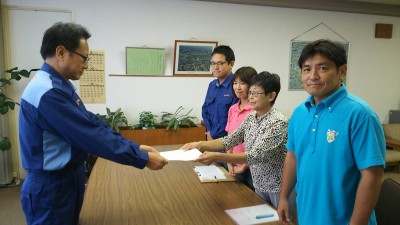 富士見市台風被害申し入れ