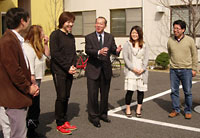 埼玉土建国保組合の青年たちと