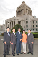 大門参院議員と北関東4県の候補者
