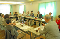 5月28日、松原団地自治会と懇談